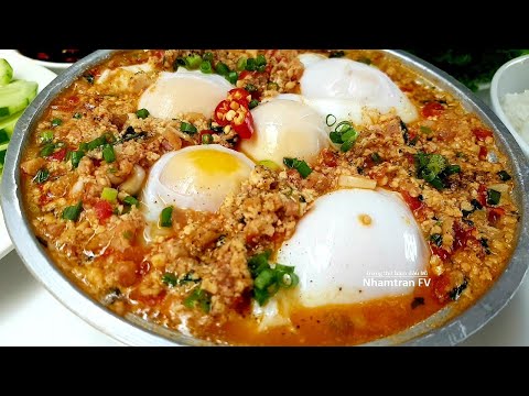 TRỨNG THỊT BĂM ĐẬU HŨ cách làm mới vị béo thơm đậm đà rất ngon mà vô cùng dễ |Nhamtran FV 2023 mới nhất TRỨNG THỊT BĂM ĐẬU HŨ cách làm mới vị béo thơm đậm đà rất ngon mà vô cùng dễ |Nhamtran FV 2023 mới nhất