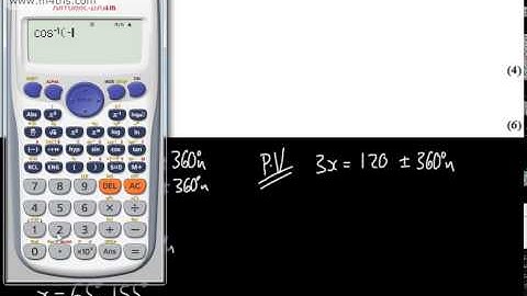 Q8 Edexcel C2 Gold Paper   Pratcice Exam Style Past Paper May June 2014   AS Maths