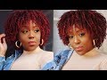 Coloring My Natural Hair Red | L'Oreal Liquid Hair Chalk