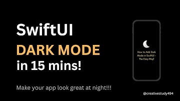 How to Add Dark Mode in SwiftUI – The Easy Way! | #ios  | #swiftui  | 2025