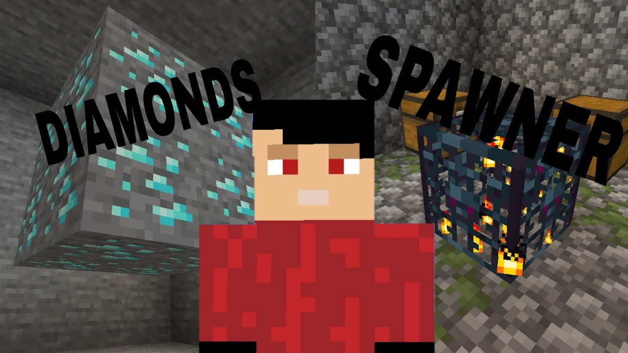 I found so many diamonds and a spawner : Part 3 playing minecraft ...