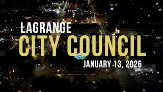 LaGrange, Georgia City Council Meeting - January 13, 2026