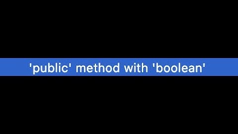 Code Analysis series in Intellij:  The boolean trap