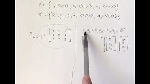 Linear Algebra - 4.6 Finding a transition matrix to the standard basis