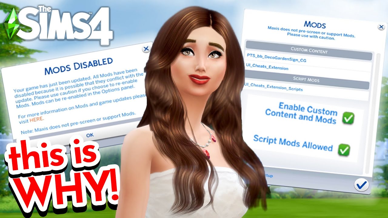 sims 4 update mods not working