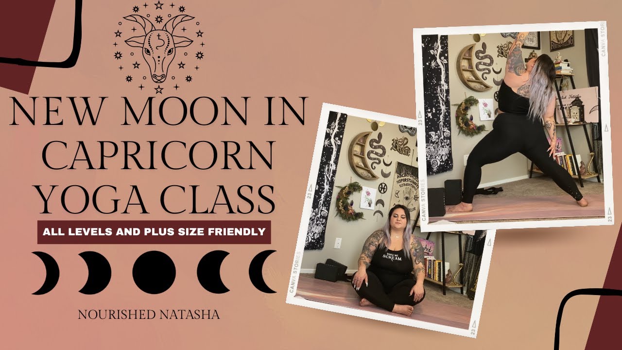 LAST NEW MOON OF 2022 YOGA CLASS | NEW SUPER MOON IN CAPRICORN - YouTube