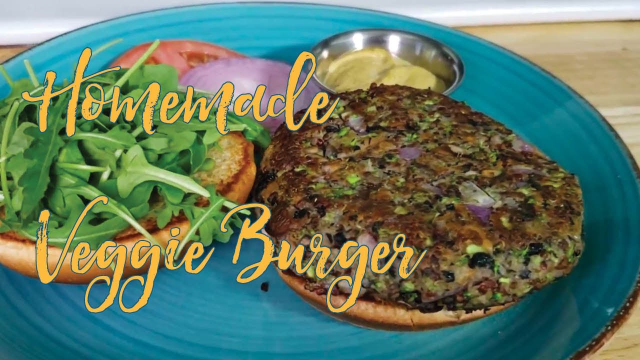 Cooking at Home - Homemade Veggie Burger - YouTube
