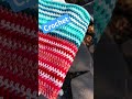 New yarn from the Pioneer Woman: coral stripes and teal stripes.