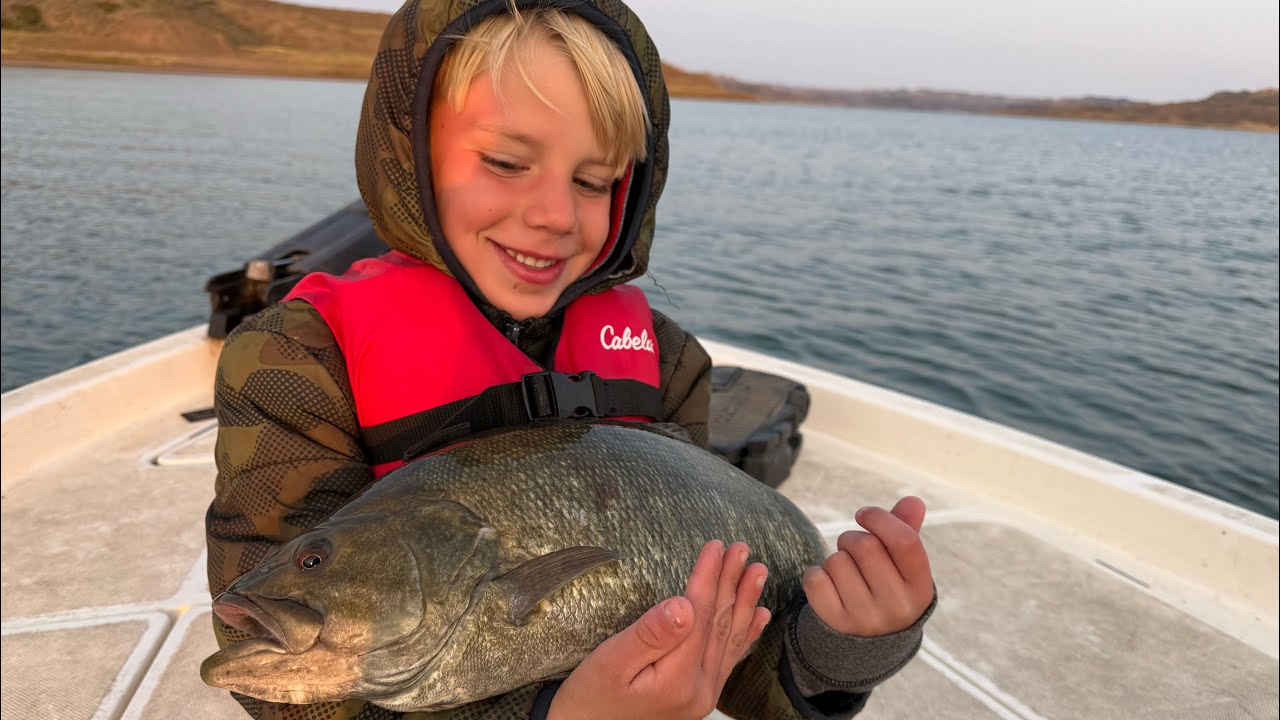 Jaydon's First 6 Pounder! (Jurassic Park Smallmouth Bass Fishing)