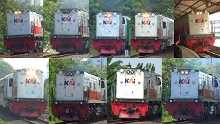 Kompilasi Lokomotif Hidung Panjang (Longhood) Menarik Kereta Api | Bagian 2