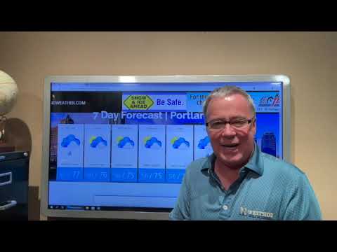Portland Weather - Smoke Update, Cooler 7day