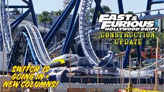 Universal Orlando Resort Fast & Furious: Hollywood Drift Roller Coaster Construction Update 7.8.26