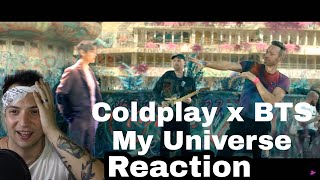 Coldplay X BTS - My Universe (Official Video) REACTION ! Tube Punk смотрит бтс / реакция / обзор