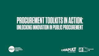 Procurement Toolkits in Action: Unlocking Innovation in Public Procurement