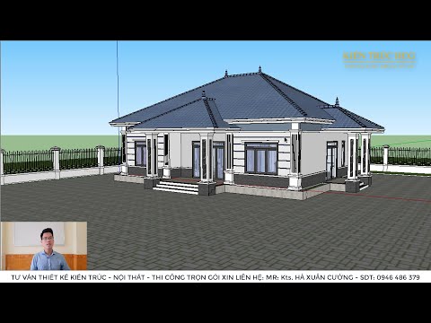 Mẫu Nhà Vườn Mái Nhật Diện Tích 150 m2 Rất Đẹp Xây Dựng 2020 - Kiến Trúc HCG