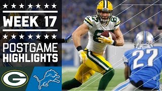 Packers vs. Lions | NFL Week 17 Game Highlights