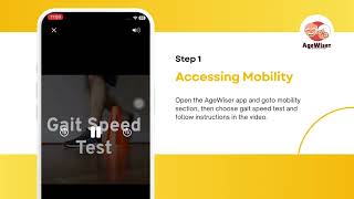 How to perform daily gait speed test