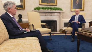 President Biden meets with Federal Reserve Chairman to discuss inflation