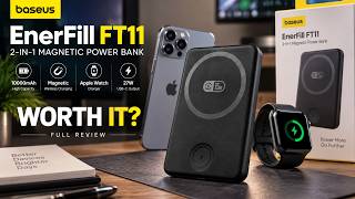 Baseus Enerfill Ft11 Review Best 2 In 1 Magnetic Power Bank For Iphone Apple Watch?