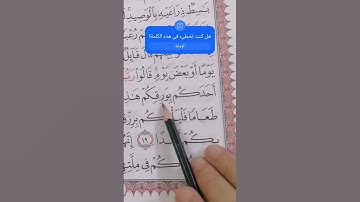 كلمة (بورقكم) سورة الكهف آية ١٩.. #مصحف_المتتعتع