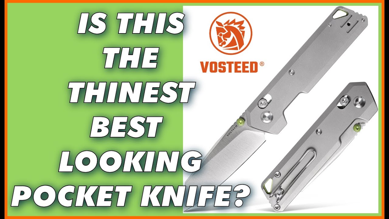 IS THIS THE BEST THIN POCKET KNIFE? Vosteed Parallel Ultra Thin EDC Pocket Knife for Men & Women