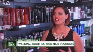 Warning about expired hair products