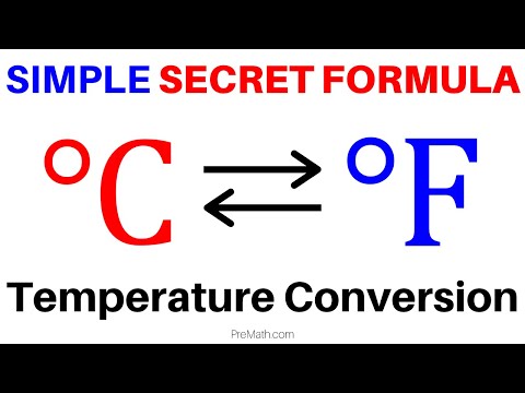 Celsius & Fahrenheit Conversion Secret Formula | Quick & Simple Method