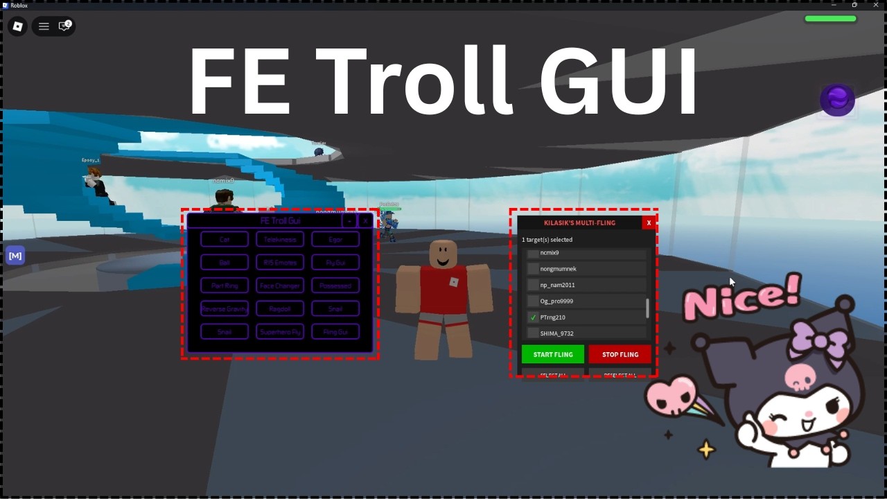 [Pastebin] Natural Disaster Survival troll GUI (Fling GUI, Fly GUI ...