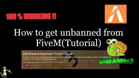 How get unbanned from FiveM? | Global Ban | Server Ban | Cfx.re Ban | FiveM Unban | Working 27.10.22