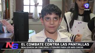 Realizaron un concurso literario en una escuela primaria para combatir las pantallas
