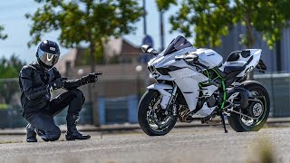 J'ESSAYE LA KAWASAKI H2 À 300 KM/H ! UN MONSTRE AVEC COMPRESSEUR