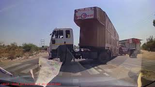 Massive Truck Makes U-Turn — Unexpected Crash Happens