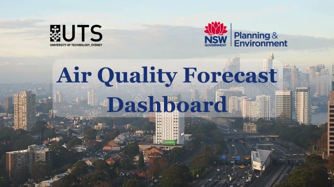 Visualization dashboard for air quality monitoring and deep learning forecasts