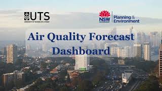 Visualization dashboard for air quality monitoring and deep learning forecasts