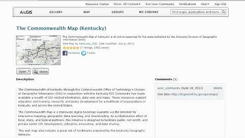 ArcGIS.com: Featured content in the galleries