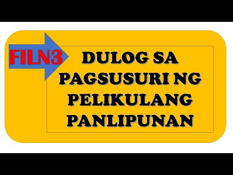 FILN3-DULOG SA PAGSUSURI NG PELIKULANG PANLIPUNAN