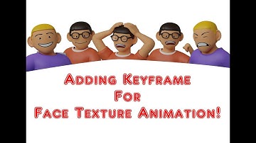 How to add Keyframe for Face Texture Animation in Blender