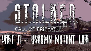 S.T.A.L.K.E.R: Call of Pripyat - Part 11 - Uknown Mutant Lair
