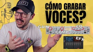 Cmo Grabar Una Voz  Niveles Y Cadena De Efectos Paso A Paso  Predaneqcompresin