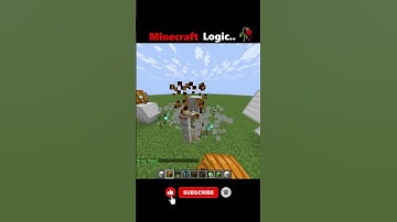 Minecraft Logic..🥀 #trend #shorts #minecraft #minecraftmemes #funnyminecraft
