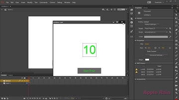Timer, Events and ActionScript 3.0 in Animate CC by Apple Rain