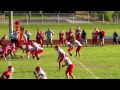 #15 Zach Borisch Braves football braves VS Prosser