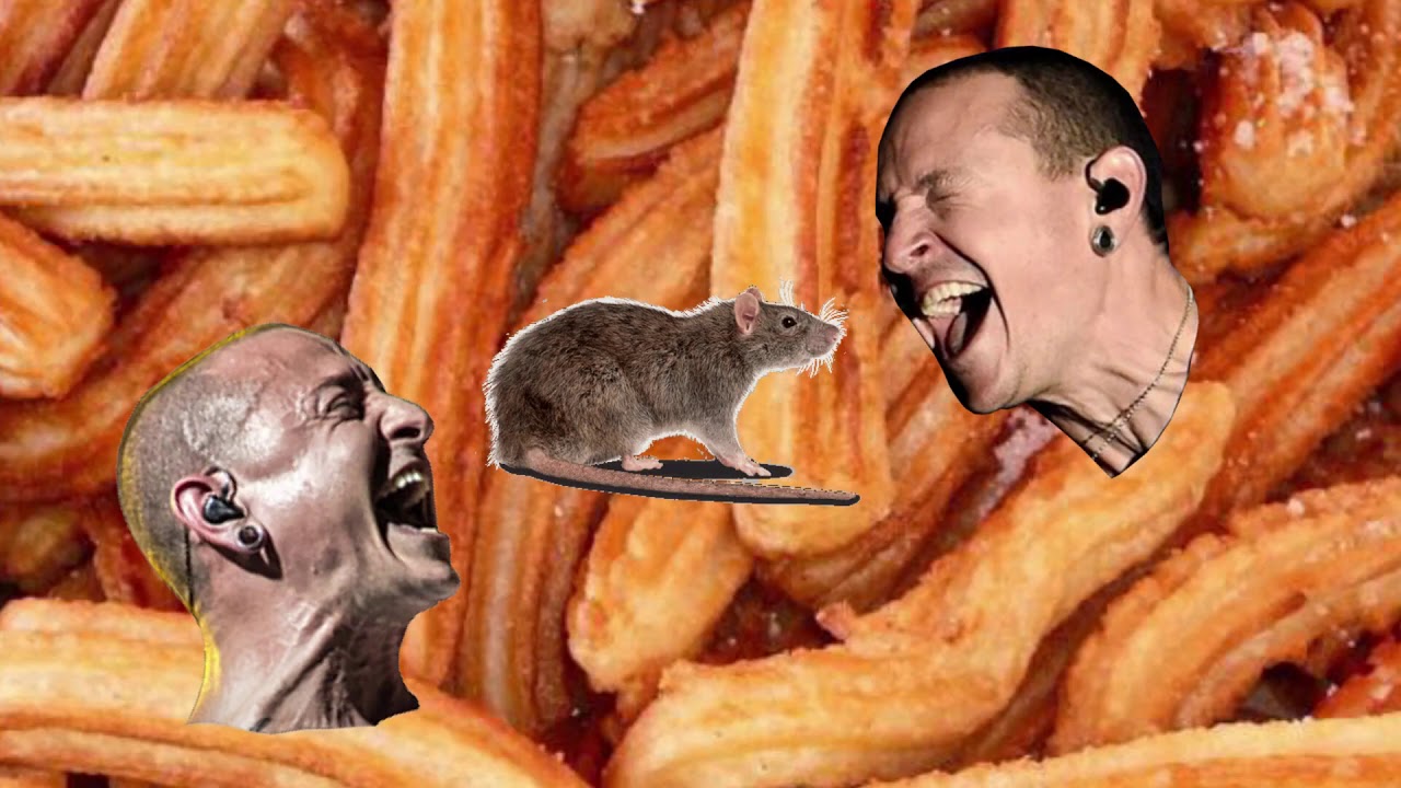 2 linkin parks se pelean por una rata con churros de fondo - YouTube