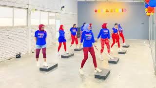 Cardio Step / Mix advance /  aero step / Step obic / olahraga / aerobik / senam / senam kreasi
