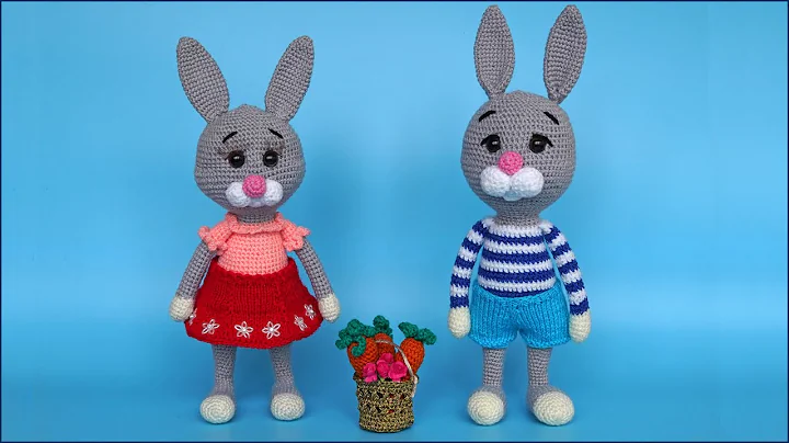 Crochet rabbit. Part 5. Muzzle.