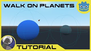 Godot Walk Around 3D Planets Part 2