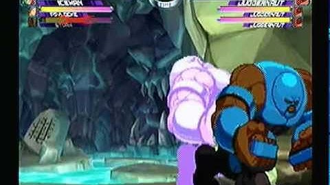 MvC2: Iceman Invisible Freeze Throw (Counter Glitch)