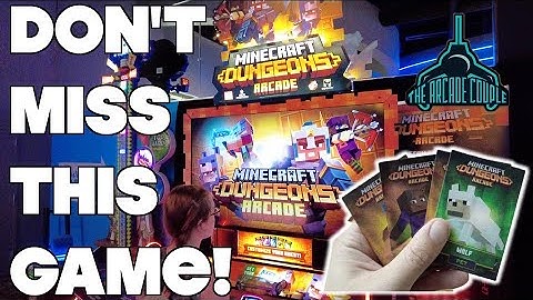 BRAND NEW Minecraft Dungeons Arcade Game! This Game Is AWESOME!
