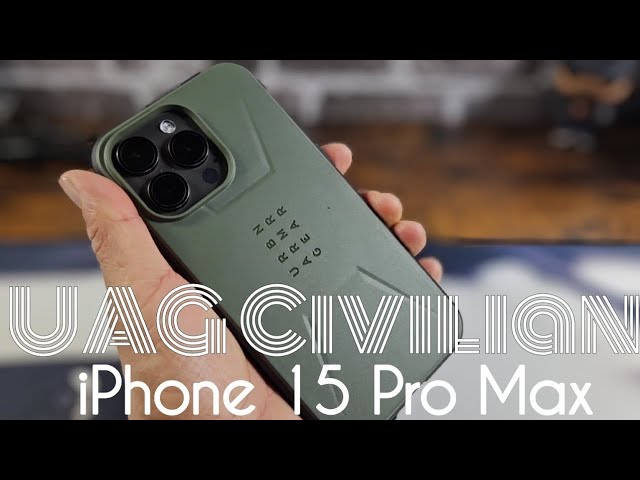 UAG Civilian Case Review for iPhone 15 Pro Max