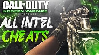 EVERY CHEAT IN MODERN WARFARE REMASTER! - (ALL INTEL CHEATS GAMEPLAY)